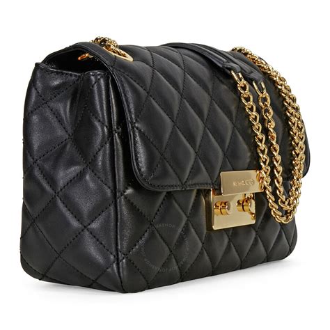 michael kors quilted bag black.